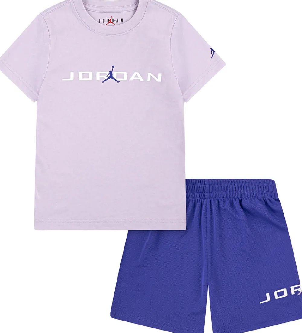 Jordan Sportsshorts|Shortssæt - T-shirt/Shorts - Purple Comet