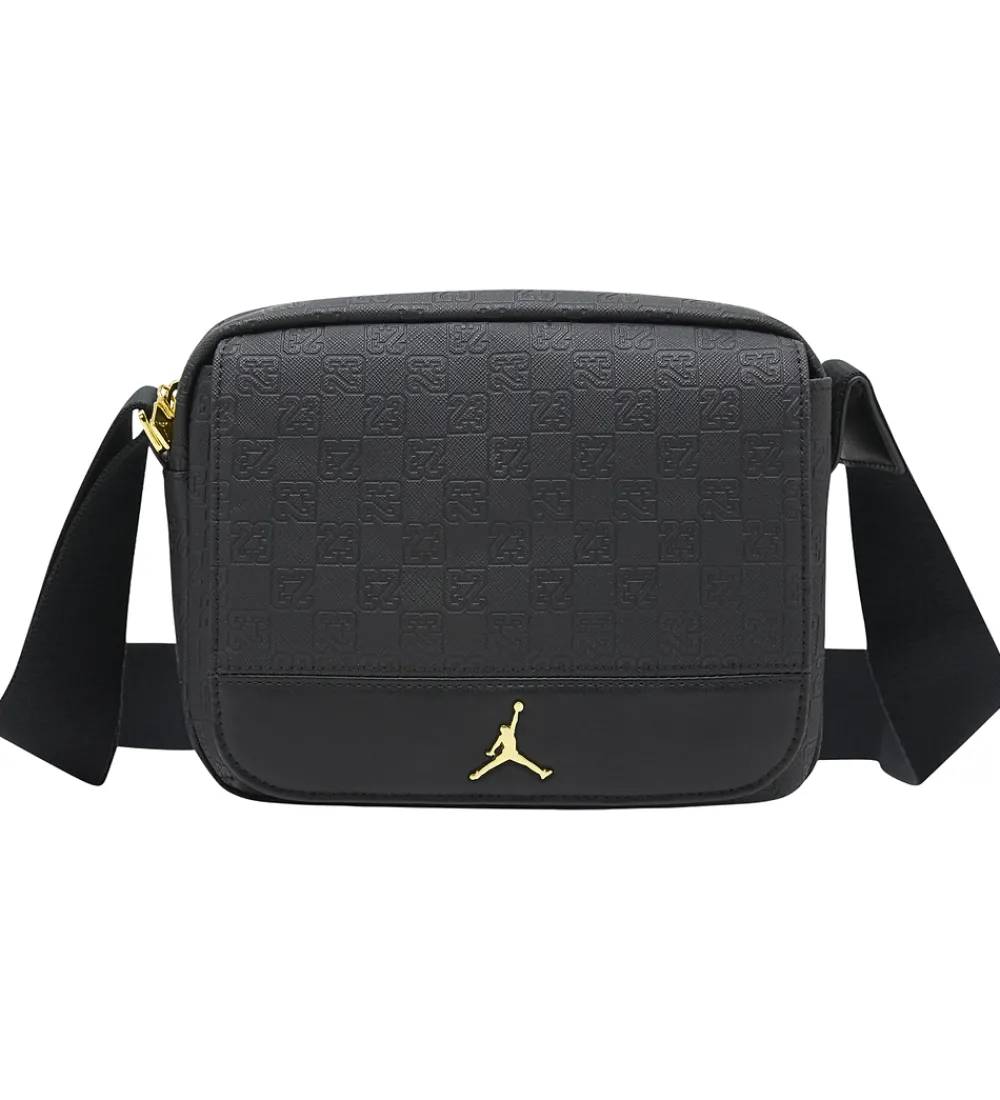 Jordan Tasker|Skuldertasker|Skuldertaske - Monogram Mini - Sort/Guld