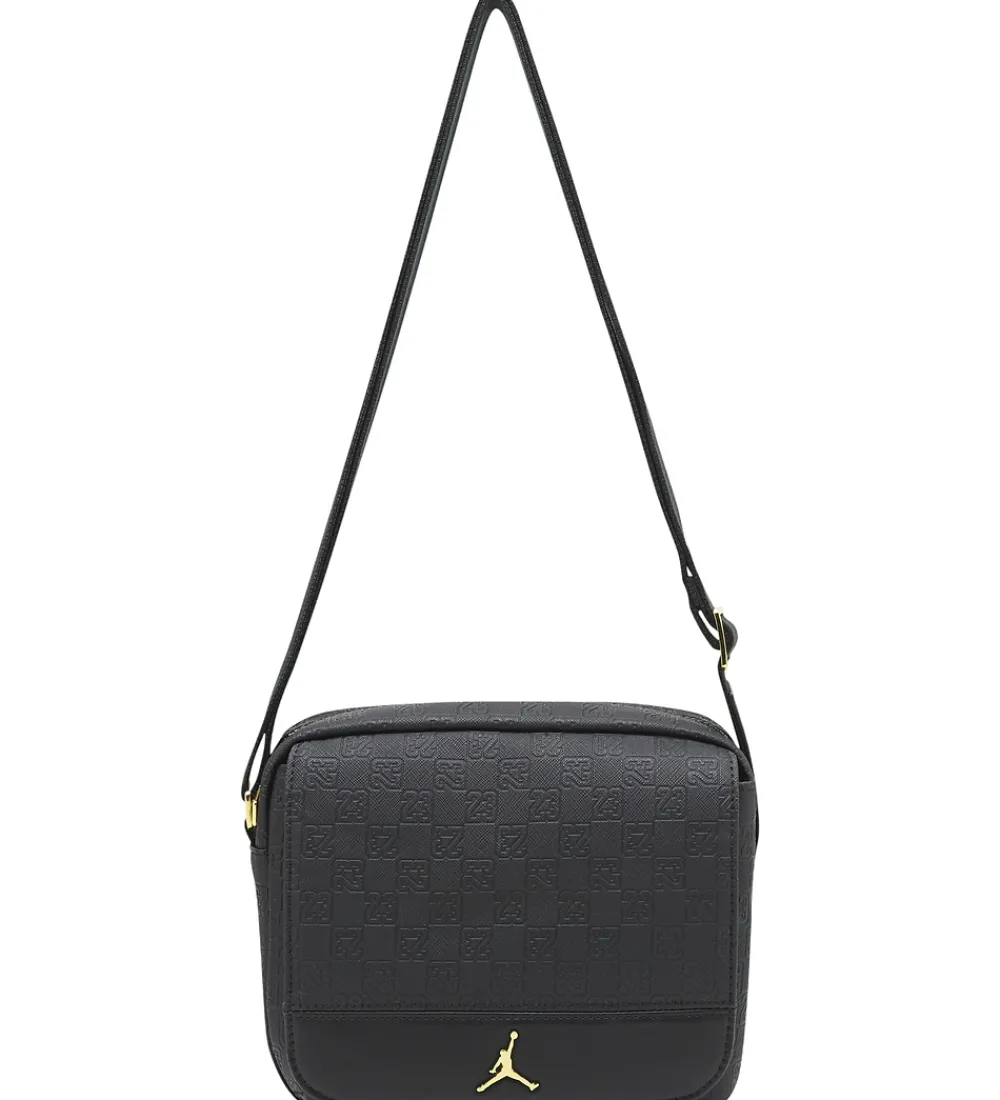 Jordan Tasker|Skuldertasker|Skuldertaske - Monogram Mini - Sort/Guld