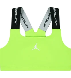 Jordan T-Shirts Og Toppe|Sportstop - Dri-Fit - Electric Green m. Logo