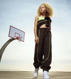 Jordan T-Shirts Og Toppe|Sportstop - Dri-Fit - Electric Green m. Logo