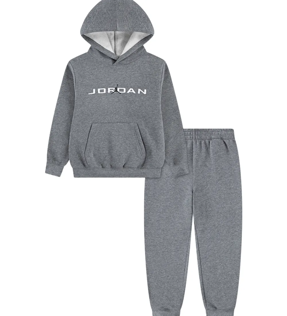 Børn Jordan Sweatshirts>Sweatsæt - Carbon Heather