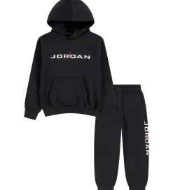 Børn Jordan Sweatshirts>Sweatsæt - Sort