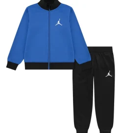 Jordan Træningssæt|Træningssæt - Cardigan/Bukser - Sort/Sport Blue