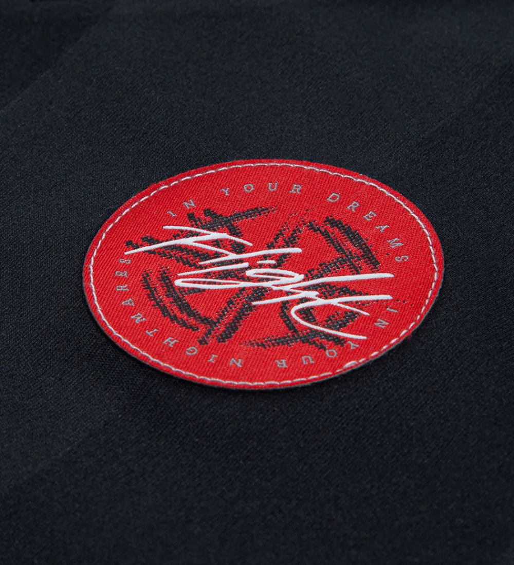 Børn Jordan T-Shirts>T-shirt - Sort m. Rød