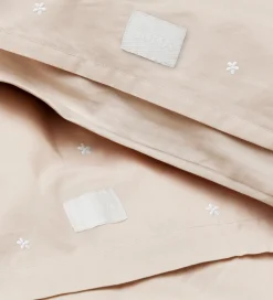 Juna Sengetøj>Sengetøj - Daisy - Baby - Sand/Hvid