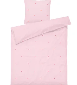 Juna Sengetøj>Sengetøj - Daisy - Baby - Pink/Rød