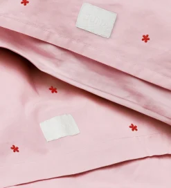 Juna Sengetøj>Sengetøj - Daisy - Junior - Pink/Rød