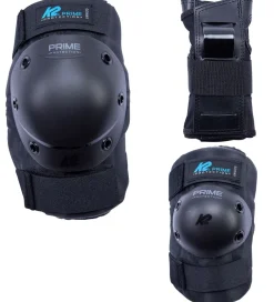 K2 Rulleskøjter|Rulleskøjter|Beskyttelsessæt - Prime - Sort