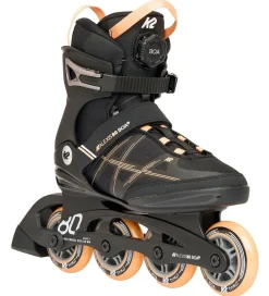 K2 Rulleskøjter|Rulleskøjter|Rulleskøjter - Alexia 80 Boa - Sort/Orange - Inliner