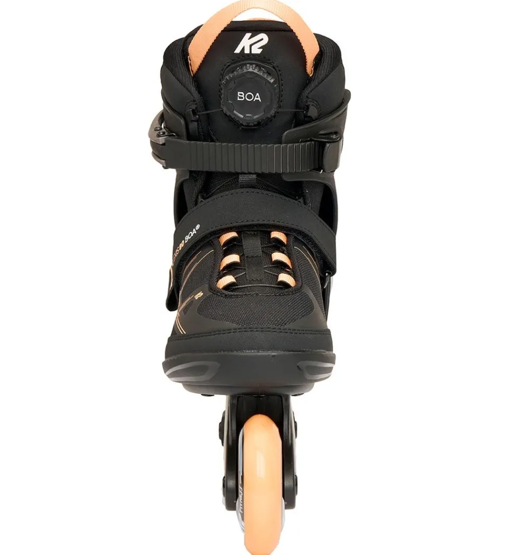 K2 Rulleskøjter|Rulleskøjter|Rulleskøjter - Alexia 80 Boa - Sort/Orange - Inliner