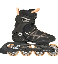 K2 Rulleskøjter|Rulleskøjter|Rulleskøjter - Alexia 80 Boa - Sort/Orange - Inliner