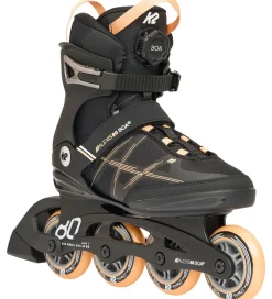 K2 Rulleskøjter|Rulleskøjter|Rulleskøjter - Alexia 80 Boa - Sort/Orange - Inliner