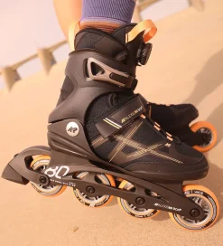 K2 Rulleskøjter|Rulleskøjter|Rulleskøjter - Alexia 80 Boa - Sort/Orange - Inliner