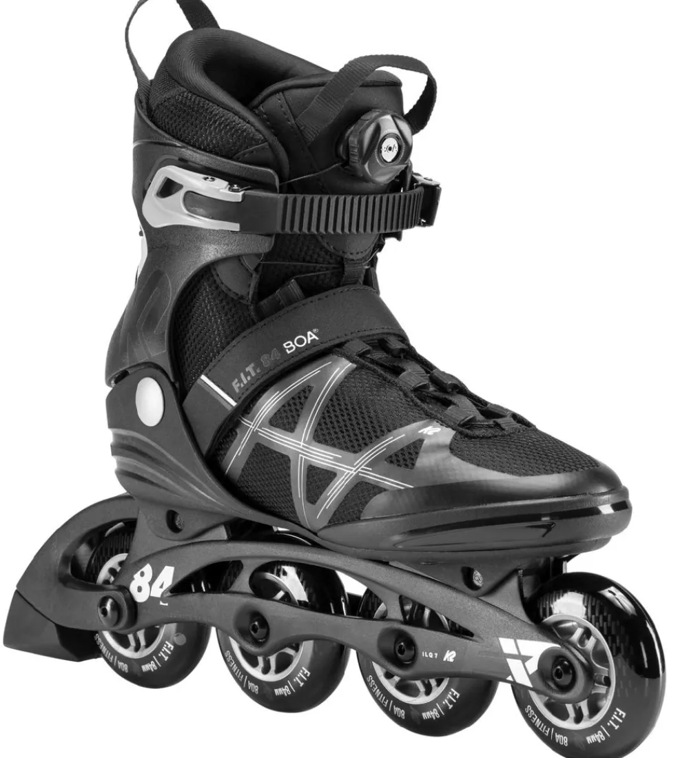 K2 Rulleskøjter|Rulleskøjter|Rulleskøjter - F.I.T 84 Boa - Sort - Inliner