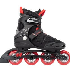 K2 Rulleskøjter|Rulleskøjter>Rulleskøjter - F.I.T 84 Pro - Sort/Rød - Inliner