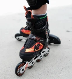K2 Rulleskøjter|Rulleskøjter|Rulleskøjter - Hero Boa Alu - Sort/Rød/Orange - Inliner