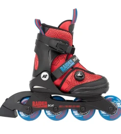K2 Rulleskøjter|Rulleskøjter|Rulleskøjter - Raider Boa - Sort/Rød - Inliner