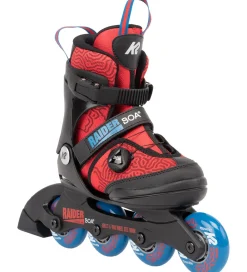 K2 Rulleskøjter|Rulleskøjter|Rulleskøjter - Raider Boa - Sort/Rød - Inliner