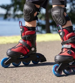 K2 Rulleskøjter|Rulleskøjter|Rulleskøjter - Raider Boa - Sort/Rød - Inliner