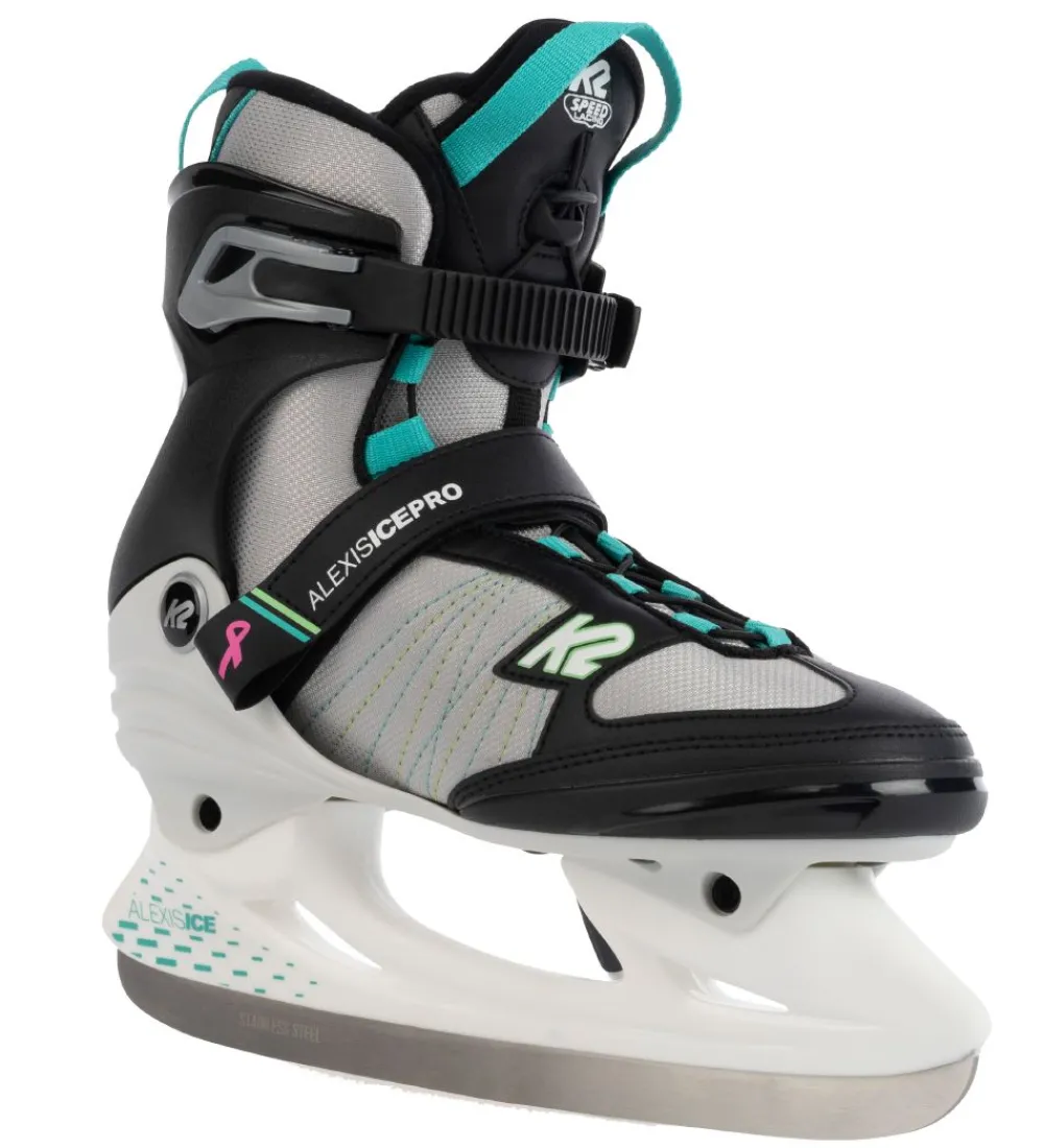 K2 Skøjter>Skøjter - Alexis Ice Pro - Grå/Turkis