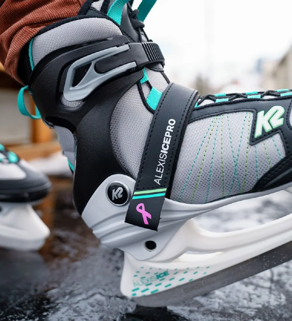 K2 Skøjter>Skøjter - Alexis Ice Pro - Grå/Turkis