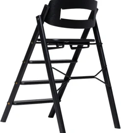 KAOS Højstole|Møbler></noscript>Højstol - Klapp - Egetræ - Sort