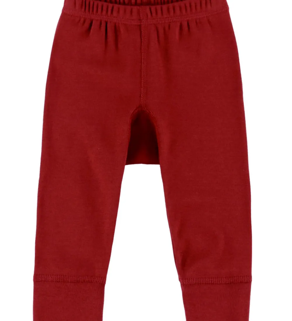 Børn Katvig Leggings|Unisex-Tøj>Kastvig Leggings - Rød