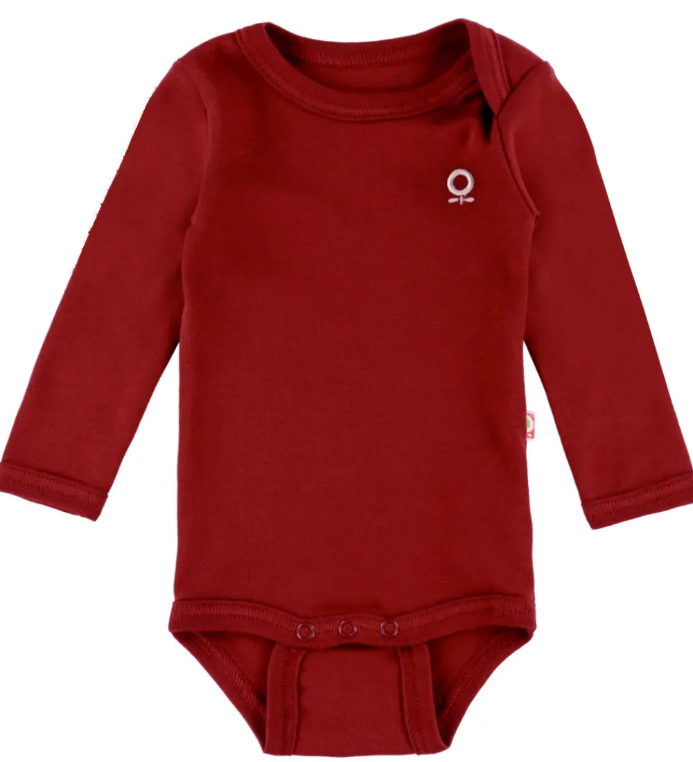 Børn Katvig Bodyer|Unisex-Tøj|Body l/æ - Rød