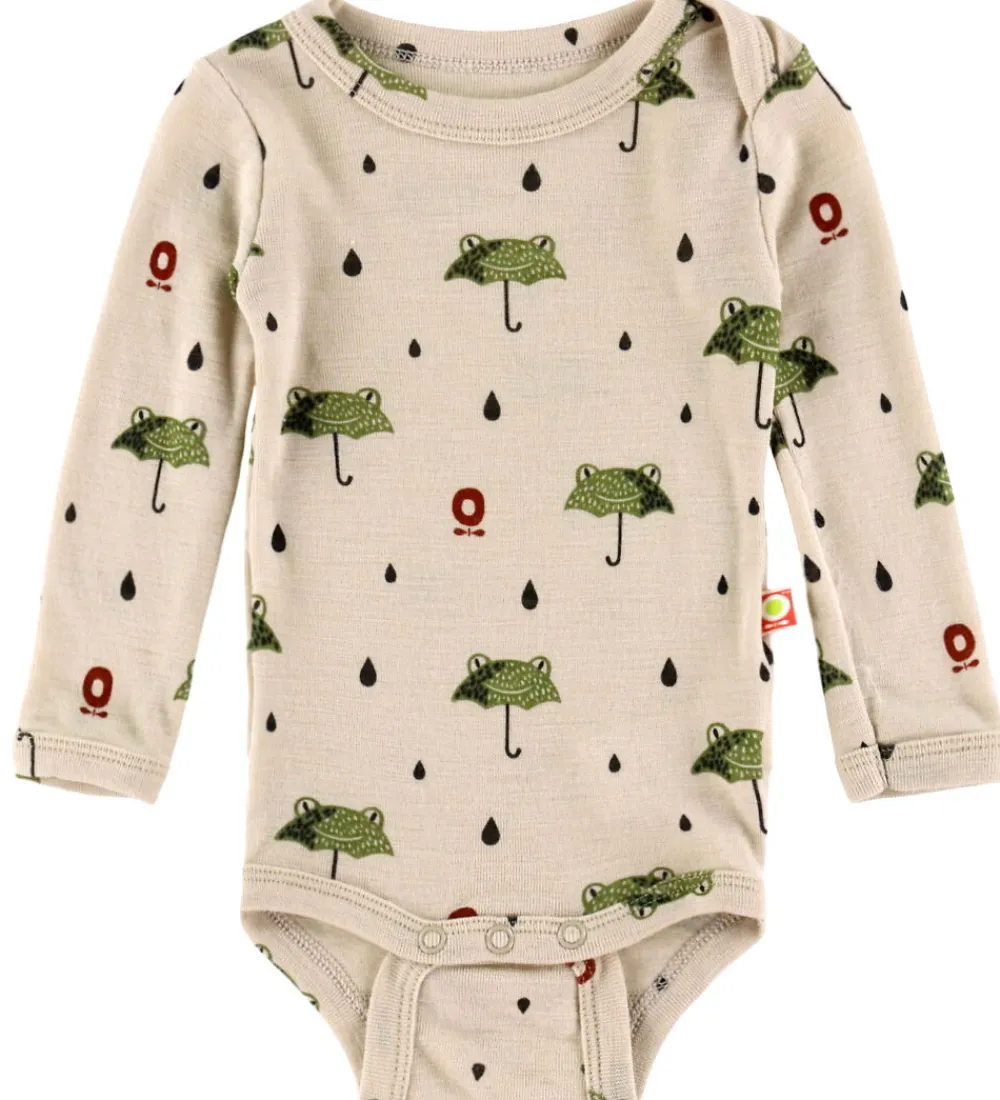 Børn Katvig Bodyer|Unisex-Tøj>Body l/æ - Uld - Grøn