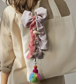 Kay Bojesen Nøgleringe>Nøglering - Fugl/Guld - Naturlæder/Eg