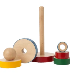 Kay Bojesen Stablelegetøj|Stabletårn - Træ - 22 cm - Multifarvet