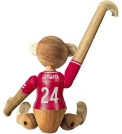 Kay Bojesen Pyntefigurer|Træfigur - Abe - DBU Kvinde 2024 - Mini - Teak/Limba