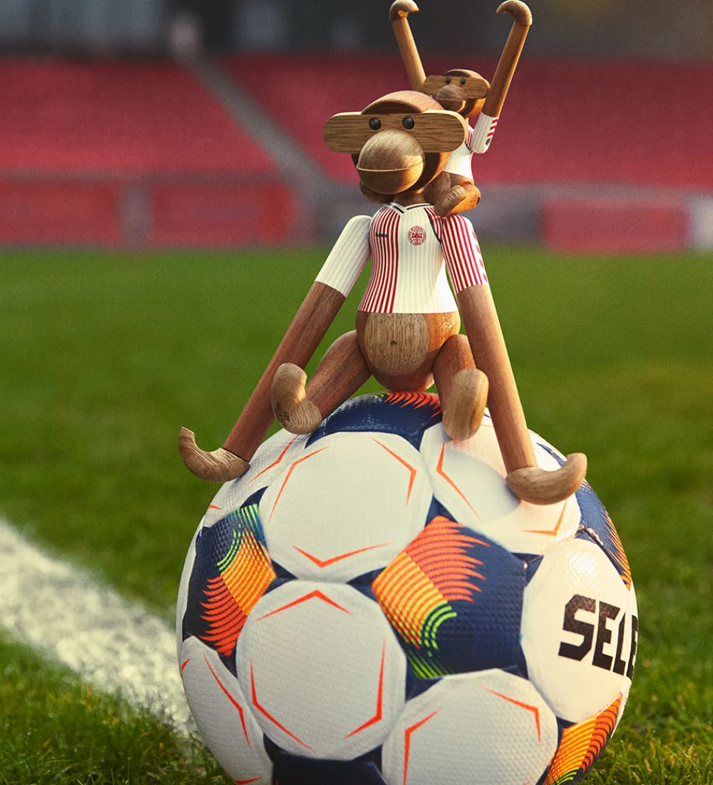 Kay Bojesen Pyntefigurer|Træfigur - Abe - DBU 86 Away - Mini - Teak/Limba