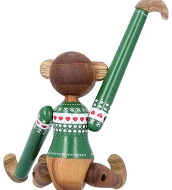 Kay Bojesen Pyntefigurer|Julepynt|Træfigur - Abe Julesweater 2025 - Mini Grøn