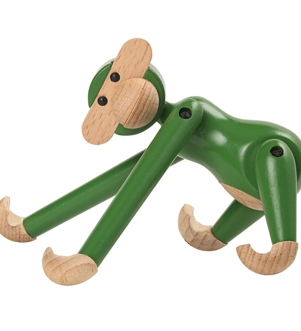 Kay Bojesen Pyntefigurer>Træfigur - Abe - Vintage - Mini - Grøn