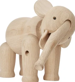 Kay Bojesen Pyntefigurer>Træfigur - Elefant - Stor - 22 cm - Eg