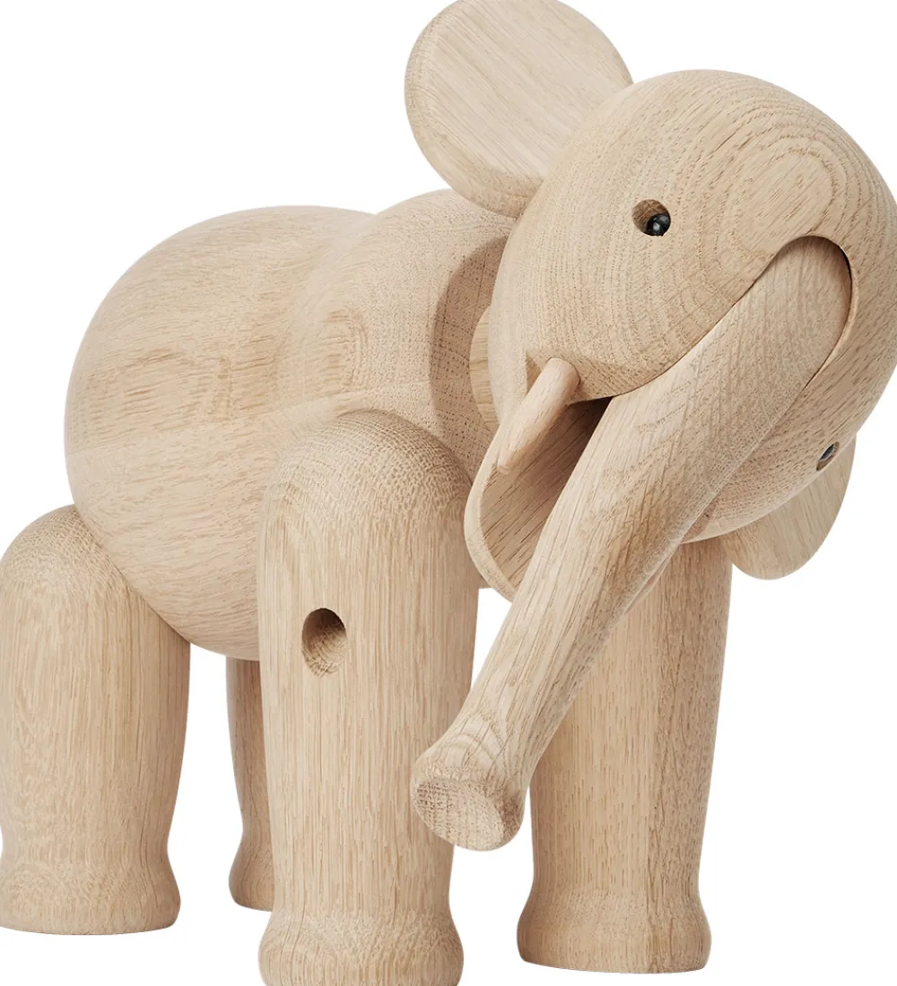 Kay Bojesen Pyntefigurer>Træfigur - Elefant - Stor - 22 cm - Eg