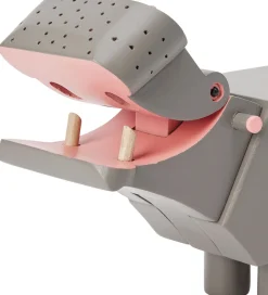 Kay Bojesen Pyntefigurer>Træfigur - Flodhest - 19 cm - Grå