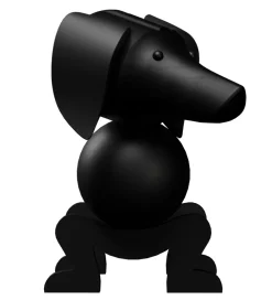 Kay Bojesen Pyntefigurer|Træfigur - Gravhund - Lille - Mørk Bejdset Eg