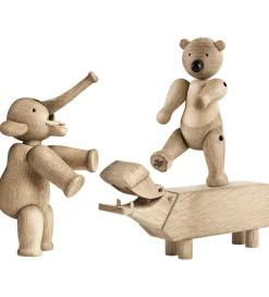 Kay Bojesen Pyntefigurer>Træfigurer - Sampak Liliput - 3 pak - Eg