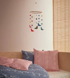 Kay Bojesen Uroer|Uro - Ø 21 cm - Træ - Multifarvet m. Sangfugle