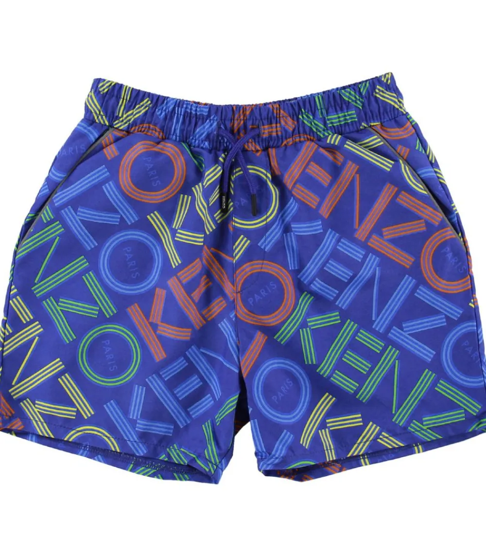 Kenzo Træningsbukser|Sportsshorts>Leggings/Shorts - Exclusive Edition - Vivid Blue m. Logo