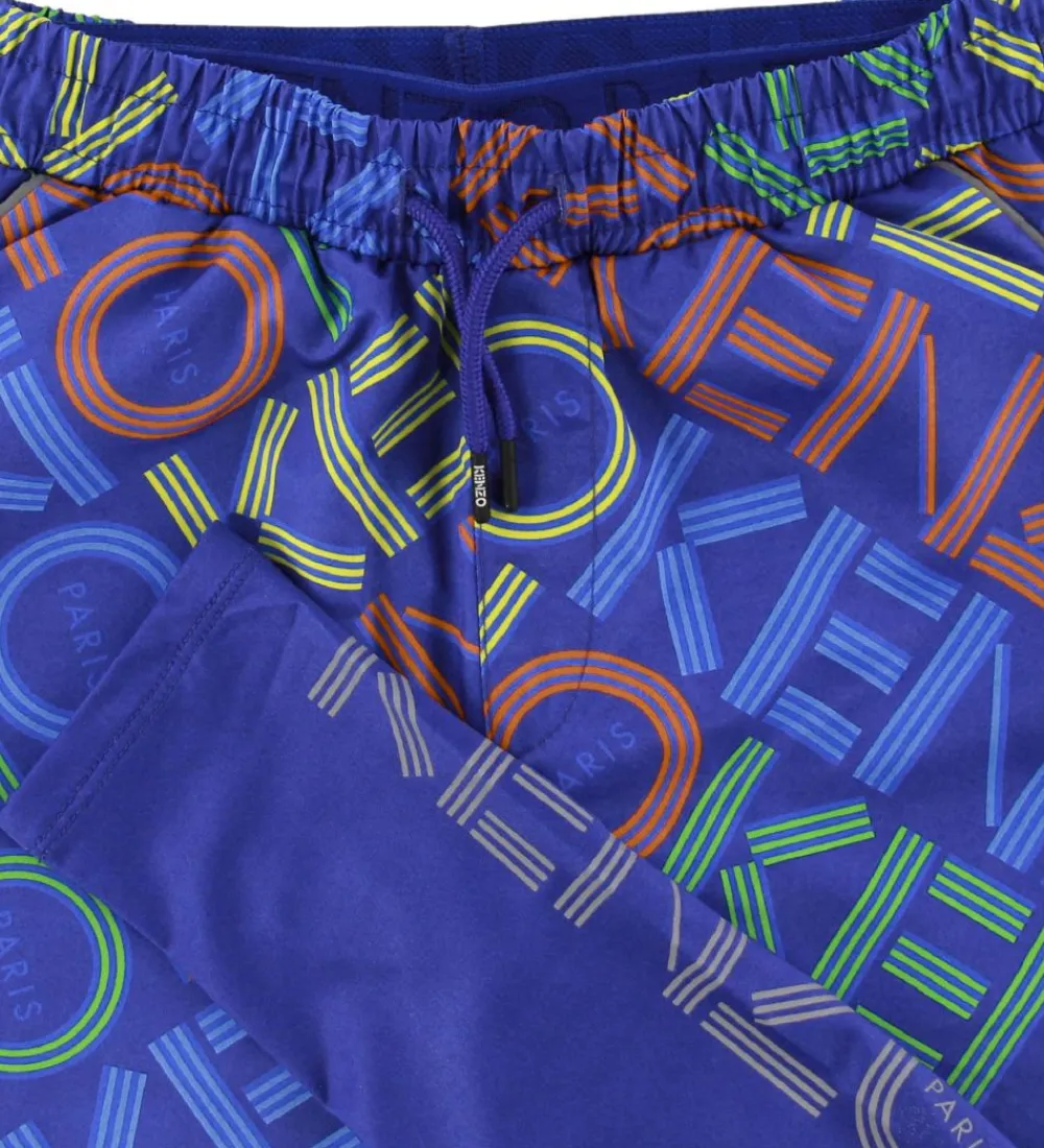 Kenzo Træningsbukser|Sportsshorts>Leggings/Shorts - Exclusive Edition - Vivid Blue m. Logo