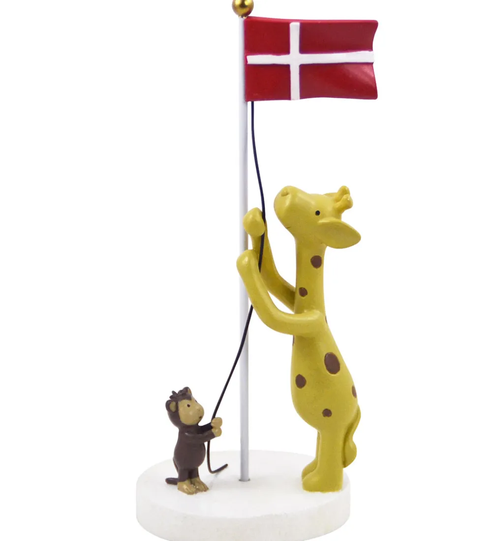 Kids by Friis Pyntefigurer|Bordpynt - 17 cm - Giraf og abe