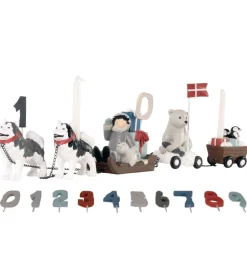 Kids by Friis Fødselsdagstoge|Fødselsdagstog - 45 cm - Hundeslæde