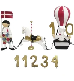 Kids by Friis Fødselsdagstoge>Fødselsdagstog - 45 cm - Harlekin & Columbine