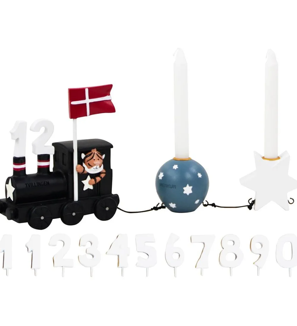 Kids by Friis Fødselsdagstoge|Fødselsdagstog - Stjernetegn/Planet - Tvillingen