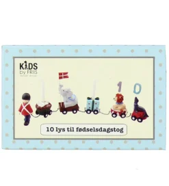 Kids by Friis Fødselsdagstoge|Lys - 10 stk - 11 cm - Til Fødselsdagstog