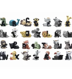 Kids by Friis Fødselsdagstoge|Navnetog - V - Vaskebjørn